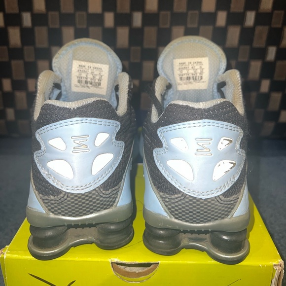 NIKE monster Shox  GS 👟  size 7 blue metallic - Picture 3 of 5